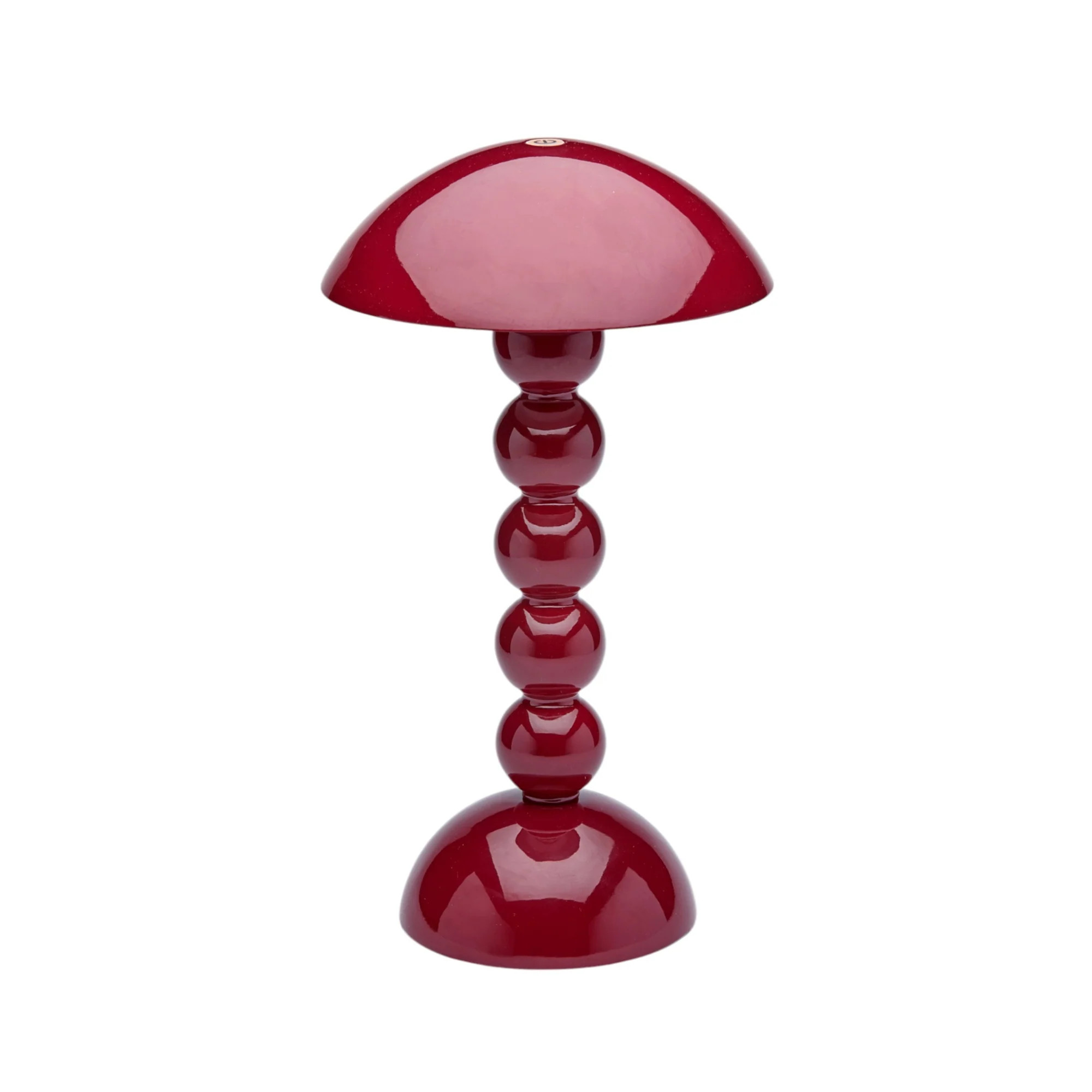 Cherry Lacquer Rechargeable Bobbin LED Lamp | Addison Ross