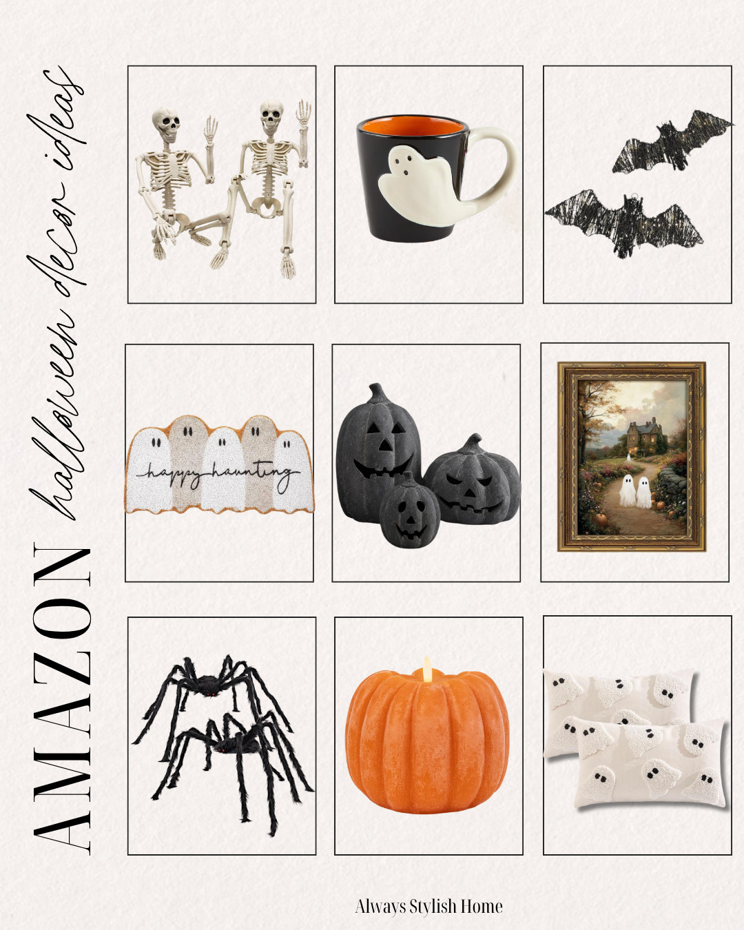 Amazon Halloween decor for less!! Home decor, fall decor, halloween decor, amazon decor, amazon halloween finds, home finds, under $50, under $30, Halloween, budget friendly, pumpkins, jack o lanterns, doormat, throw pillows #LTKSeasonal#LTKHome
 

 #LTKSeasonal #LTKHome