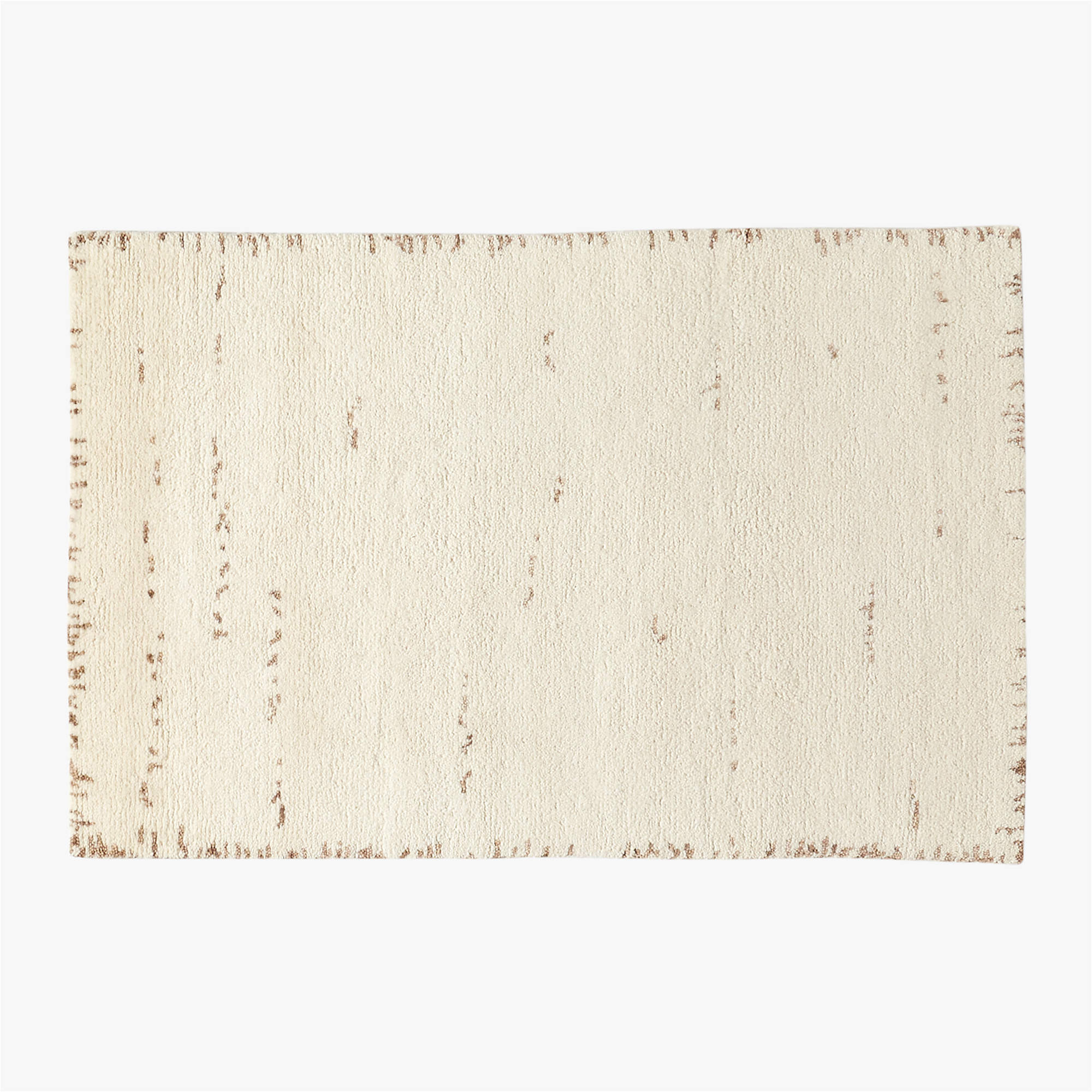 Marrin Sand Abstract Hand-Knotted New Zealand Wool Area Rug 5'x8' + Reviews | CB2 | CB2