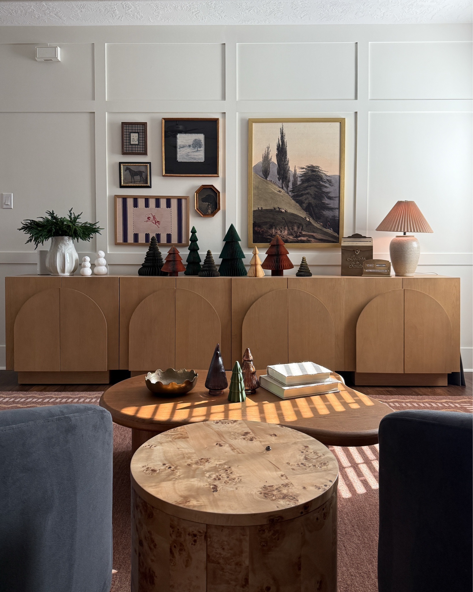 Had the best time decorating the boys’ upstairs game room ✨ I shopped my own home and used pieces I already had to style this extra-long console table/sideboard, and it turned out so cute. The paper trees are such a vibe — you can find similar ones at Walmart (they have a great selection!), CB2, and West Elm. I added a little vignette with the “Letters to Santa” mailbox from Target and the cutest white snowmen that are a perfect Crate & Barrel dupe. Everything is linked for you here! 🫶🏼🎄


holiday decor, game room decor, kids room Christmas decor, console table styling, sideboard styling, paper Christmas trees, Walmart holiday finds, Target holiday decor, West Elm look for less, CB2 holiday decor, Crate and Barrel dupe, neutral Christmas decor, cozy holiday home, affordable holiday decor, Christmas styling ideas, home decor finds, earthy holiday decor, festive home styling

#LTKHome #LTKHoliday #LTKStyleTip