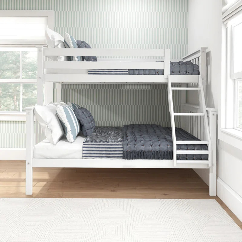 Bolles Twin Over Full Solid Wood Standard Bunk Bed | Wayfair North America