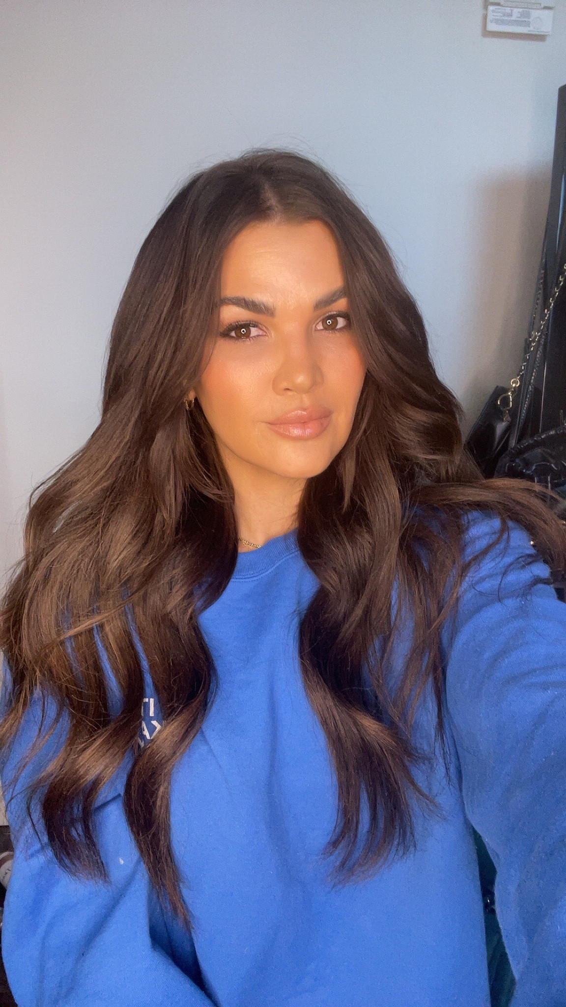 Voluminous Curls (see next photo!) 
-
Tools: (Code: KristinT320)
T3 Airbrush 
T3 1.5 in curling iron 

Products: 
Living Proof Perfect Hair Day Shampoo & Conditioner 
Bumble and Bumble Repair Oil Serum
Kristen Ess Volumizing Mouse 
Dove Micro Mist Hairspray 
Living Proof Full Dry Volume and Texture Spray 



#LTKstyletip #LTKbeauty