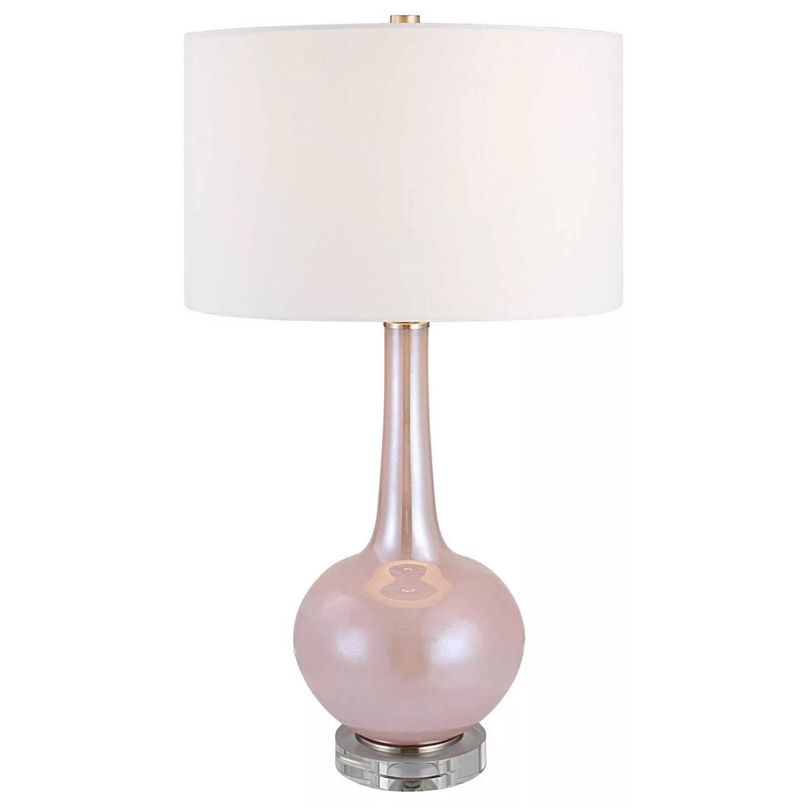 Uttermost Rosa Pink Glass Table Lamp, White | Kohl's