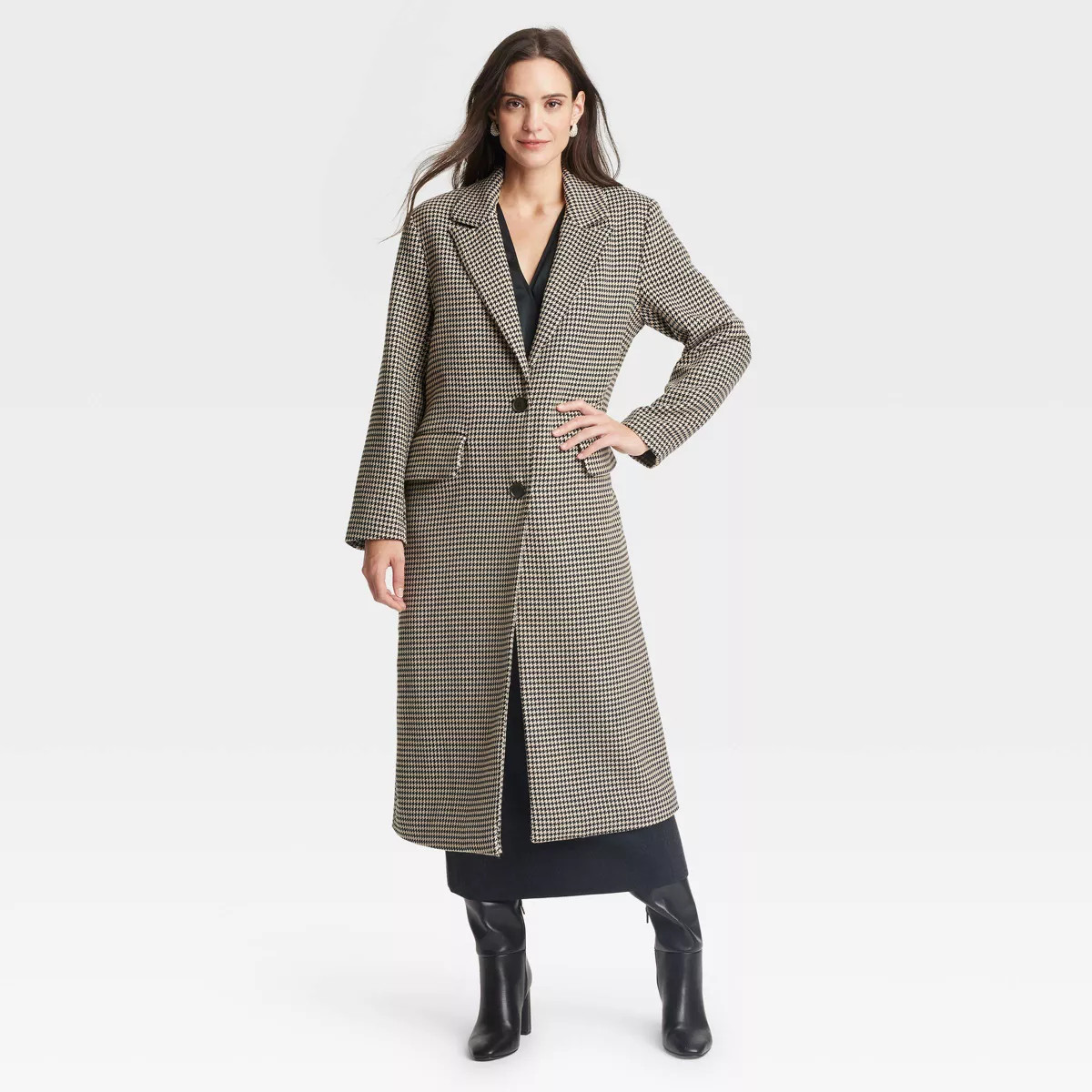 Women's Faux Wool Topcoat - A New Day™ | Target