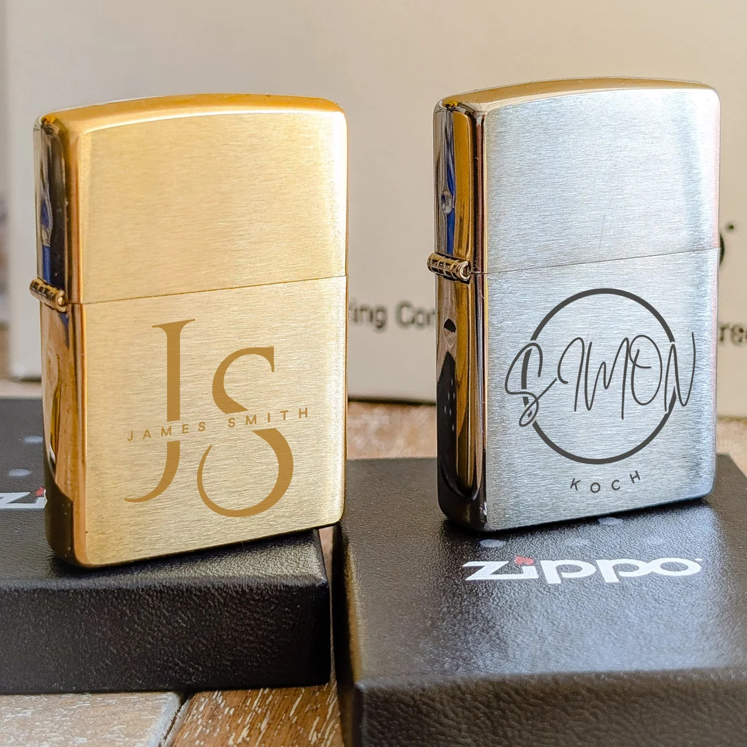 Custom ZIPPO LIGHTERS For Men Personalized Engraved Lighter Groomsmen  Fathers Day Gifts for Dad ... | Etsy (US)