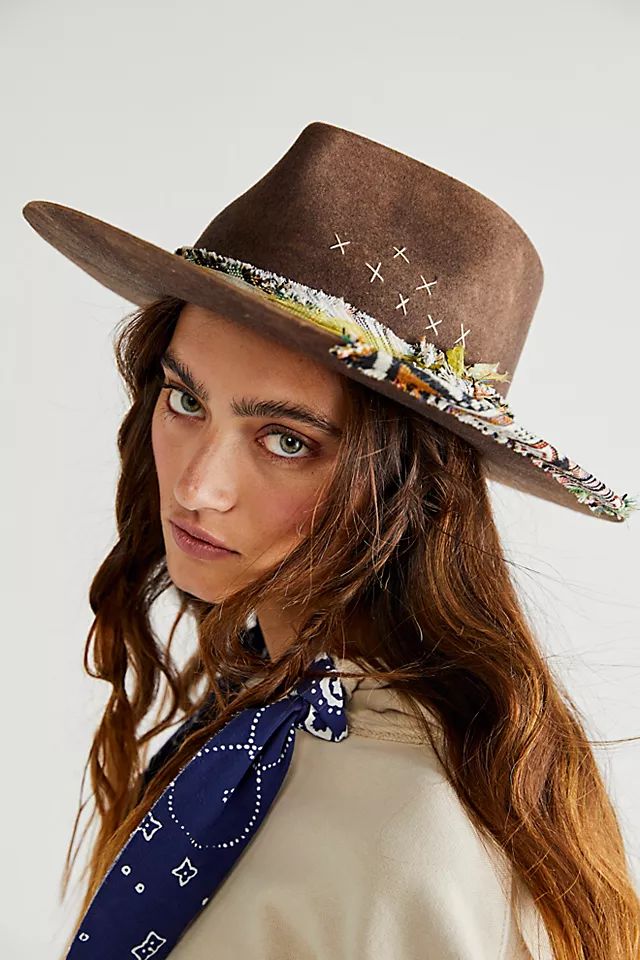 Meadow Embroidered Felt Hat | Free People (Global - UK&FR Excluded)