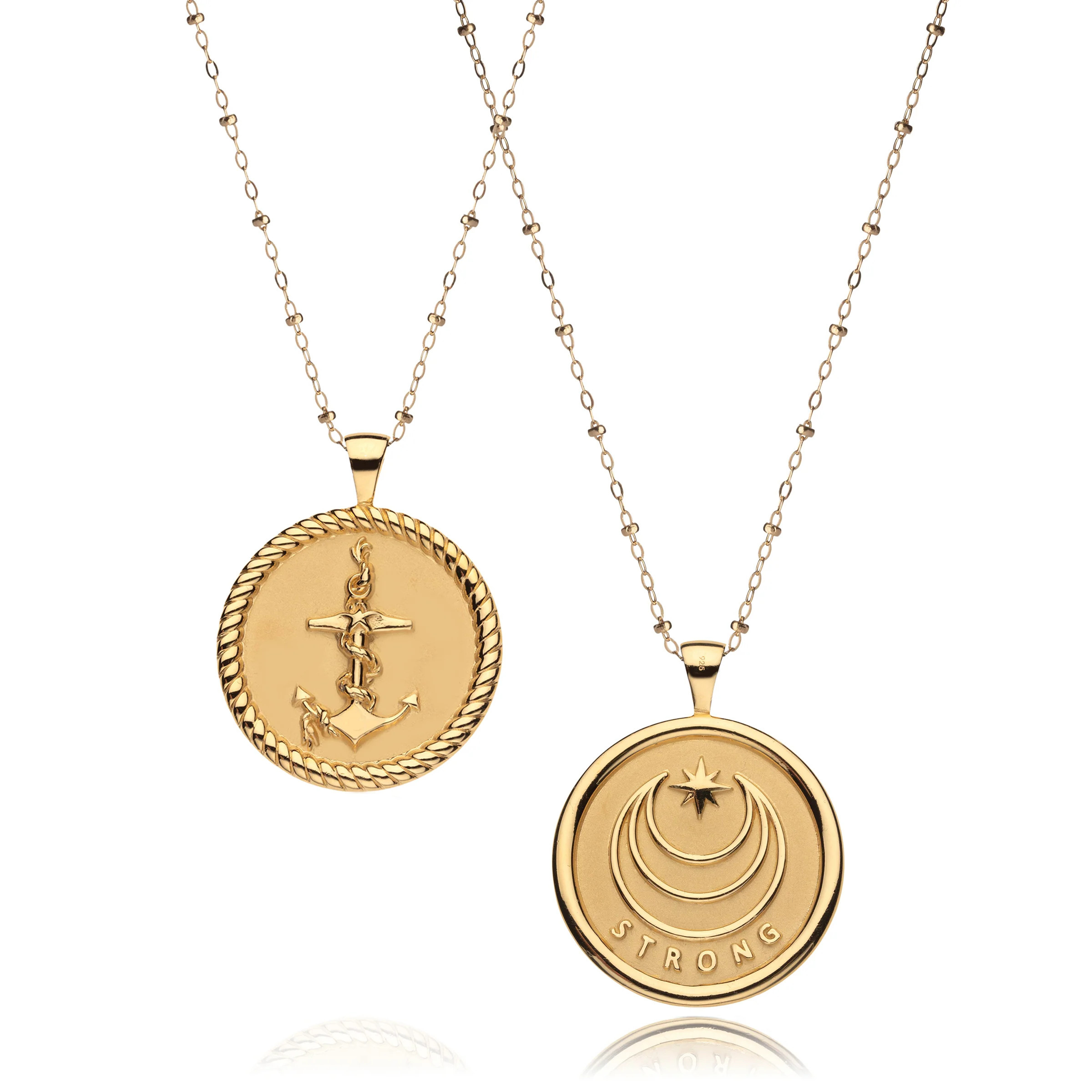 STRONG JW Original Pendant Coin (Rising Sun) | Jane Win