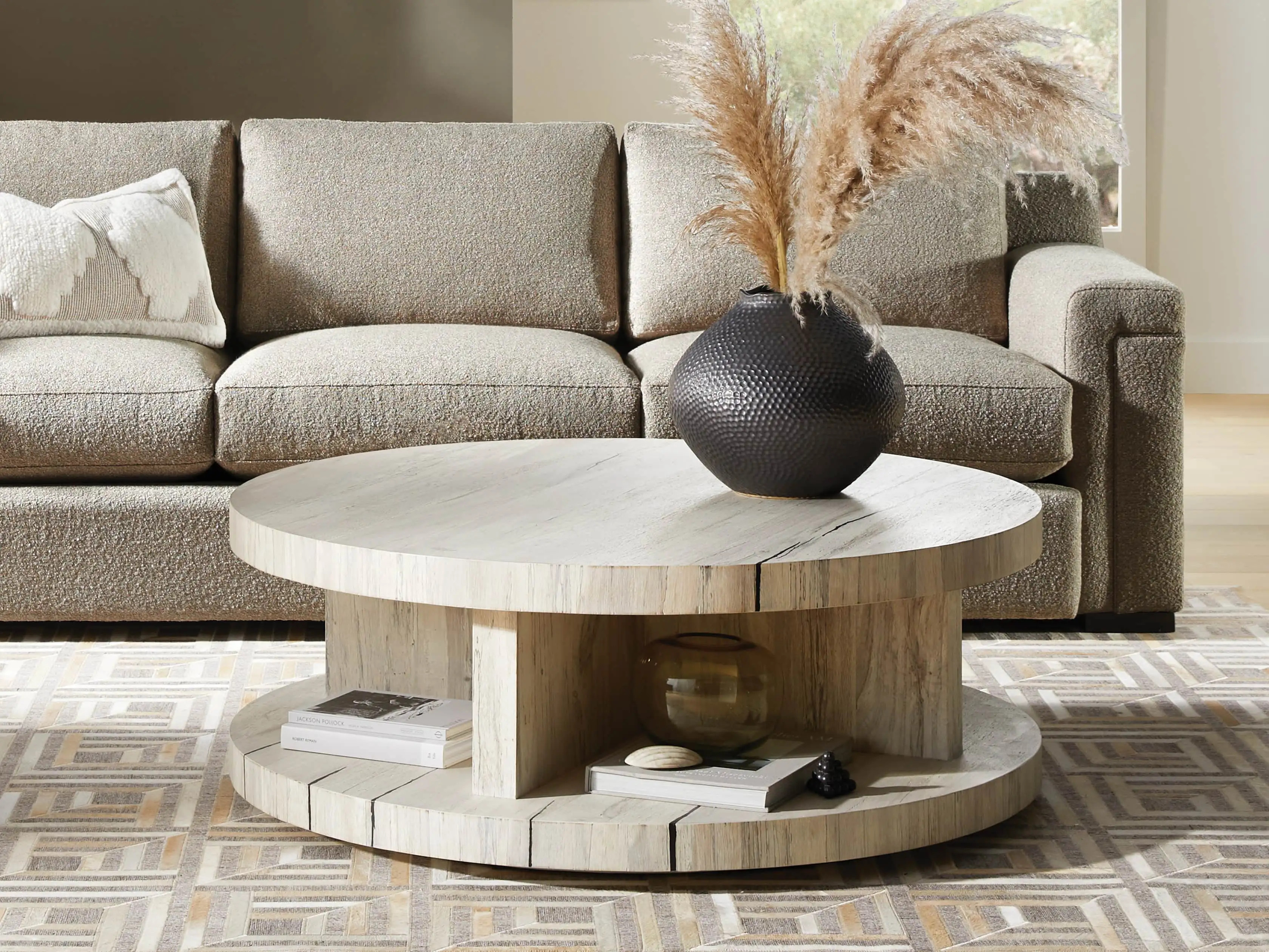 Leandro Round Coffee Table | Arhaus