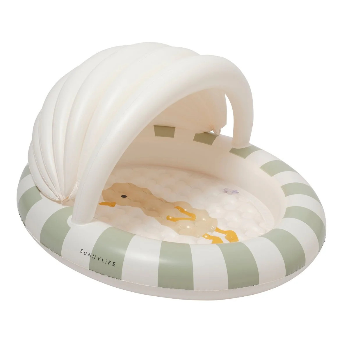 Kids Pool - Dex the Duck Green Stripe | SUNNYLIFE US