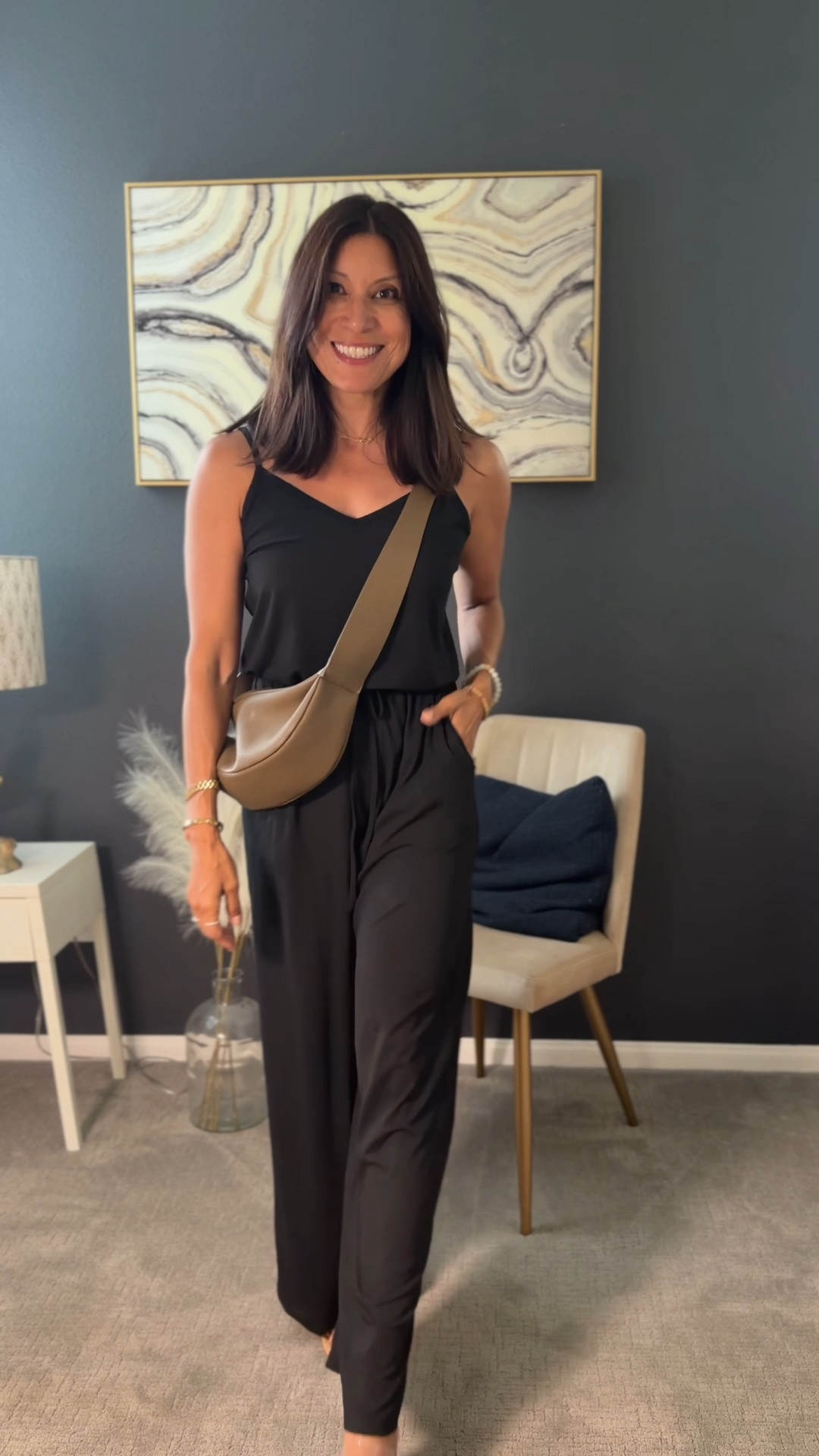 Jump into this jumpsuit. 

Comfy and cute 
Wearing small 
Amazon prime deals 
Shoes fit tts

#LTKTravel #LTKSeasonal #LTKOver40