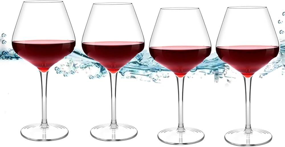 Floating Wine Glasses for the Pool (18 Oz) Shatterproof Poolside Wine Glasses, Floating Plastic W... | Amazon (US)