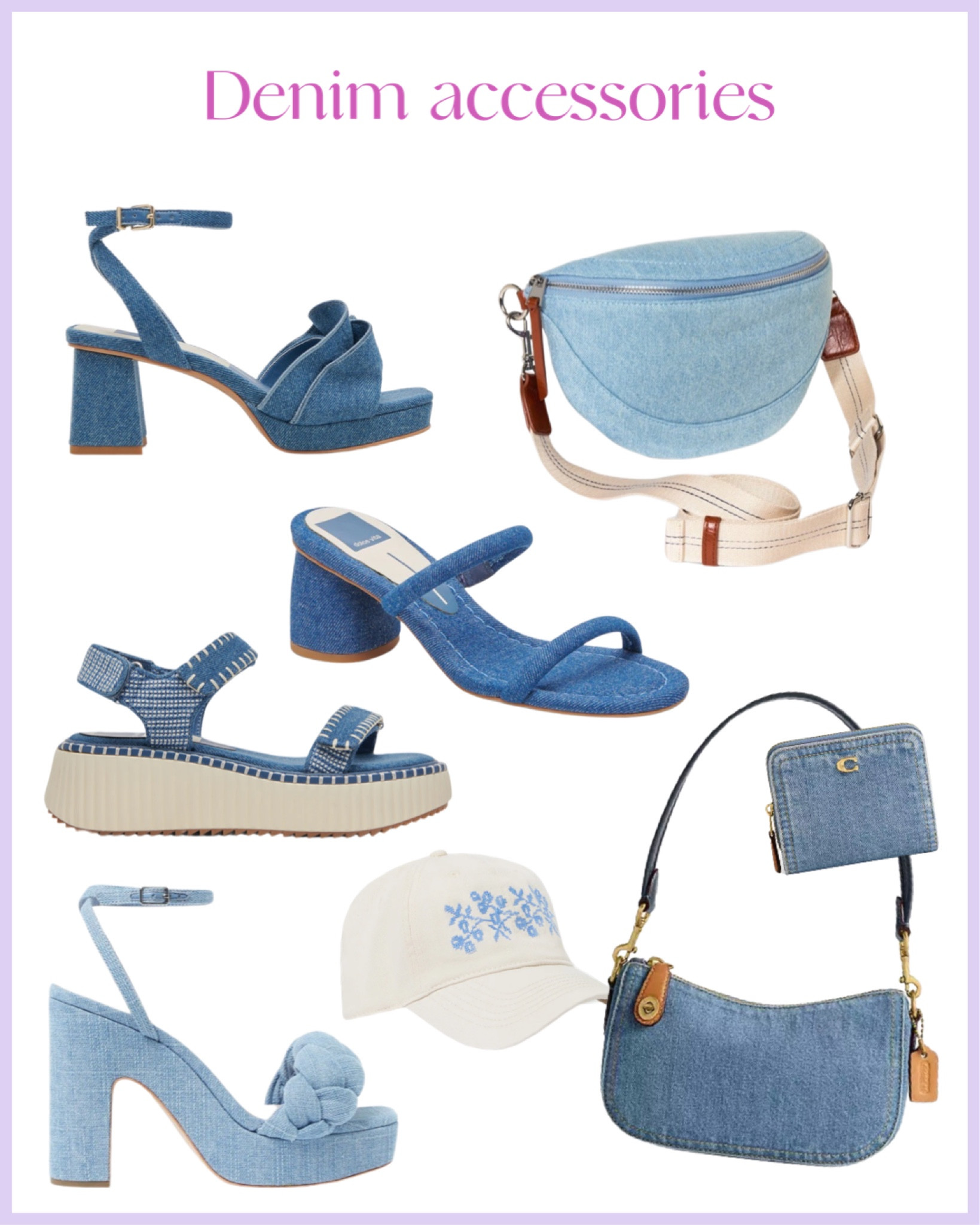 Denim accessories are always in style in my closet. I love these denim sandals from dolce vita!

#LTKfindsunder50 #LTKSpringSale #LTKSeasonal