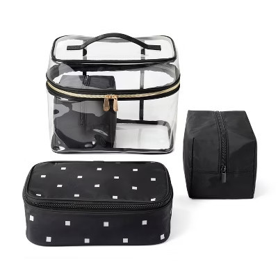 Sonia Kashuk™ Travel Train Case Makeup Bag Set - 4pc | Target