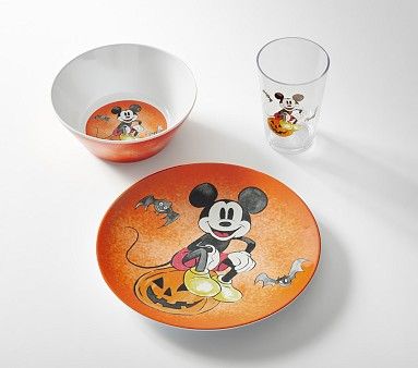 Disney Mickey Mouse Halloween Pumpkin Tabletop Gift Set | Pottery Barn Kids
