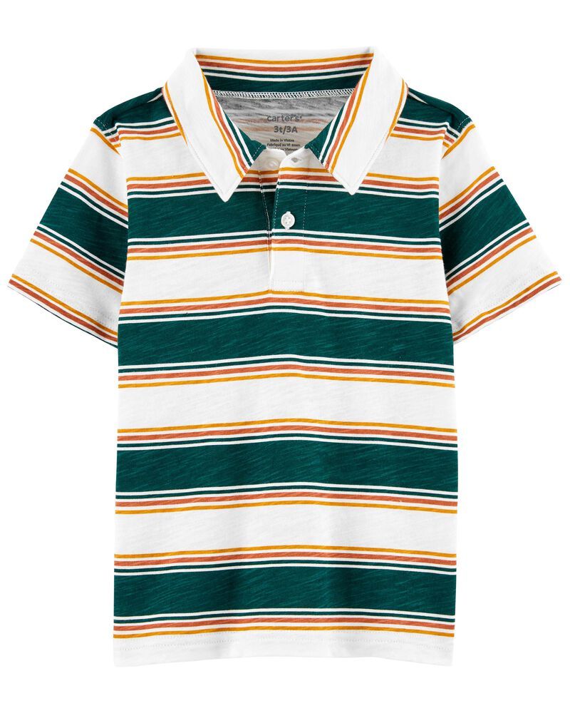 Striped Jersey Polo | Carter's