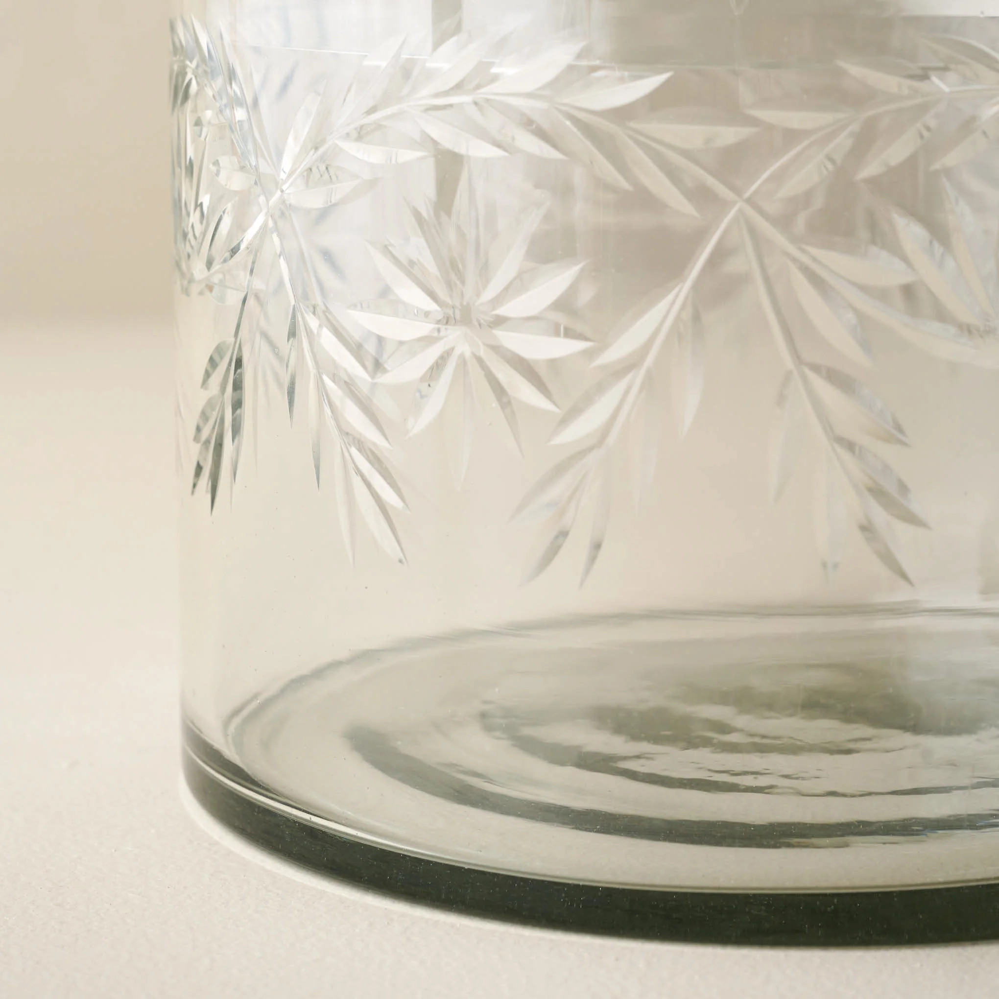 Vivian Cut Glass Canister | Magnolia