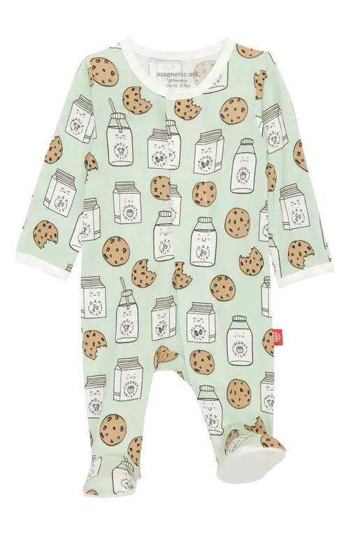 Magnetic Me Legendairy Stretch Modal Footie in Green at Nordstrom, Size Preemie | Nordstrom