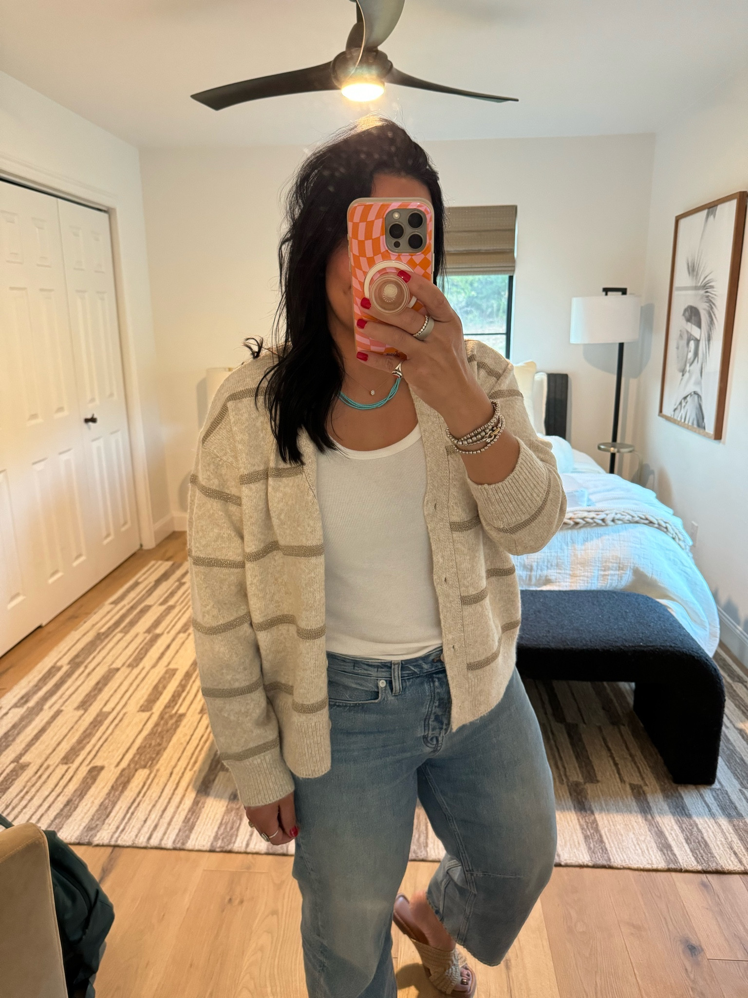 Another Walmart find 😍. This cardigan/sweater is so soft and less than $18! I’m wearing a size large for a loose fit  

#LTKOver40 #LTKMidsize #LTKWorkwear