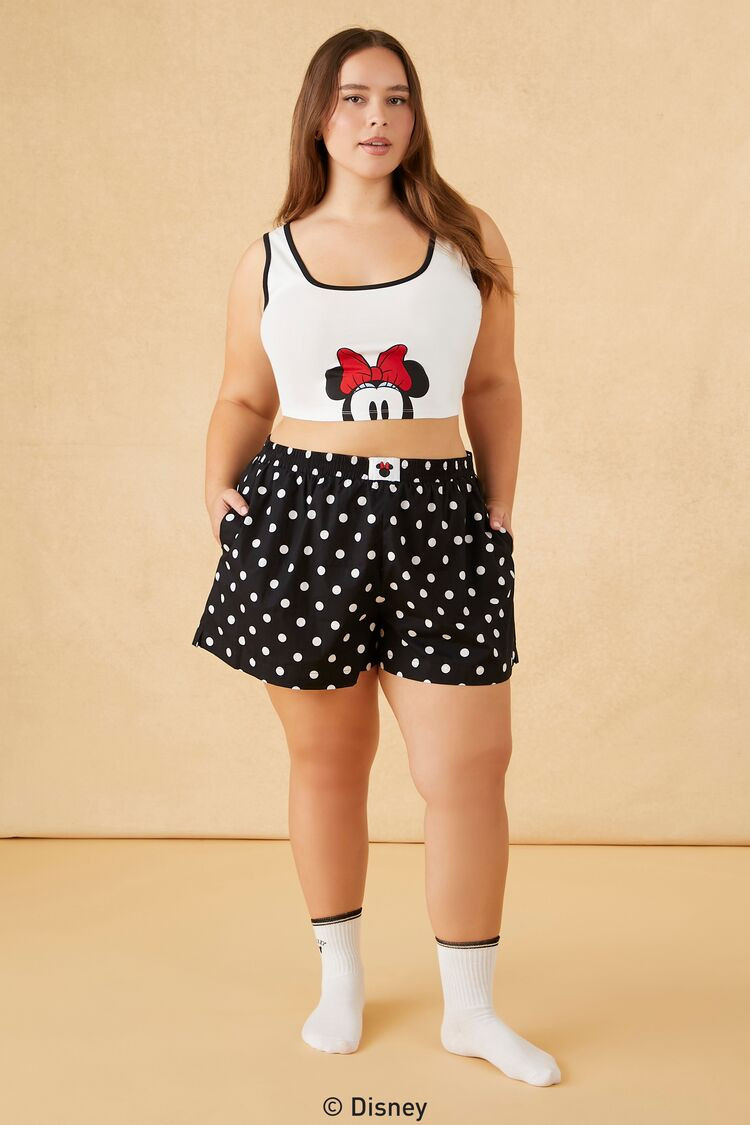 Plus Size Disney Minnie Mouse Boxer Shorts | Forever 21