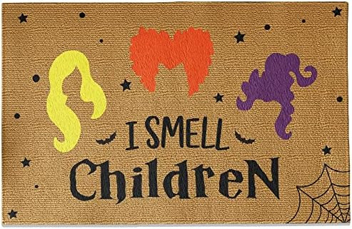 Halloween Decorations Welcome Doormat Funny Entrance Door Mat Indoor/Outdoor Floor Mats Washable ... | Amazon (US)