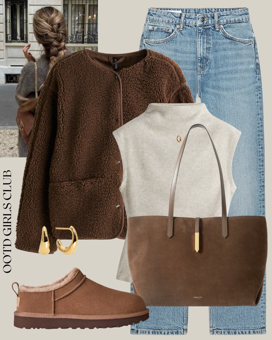 Teddy jacket styling 

#LTKeurope #LTKuk #LTKautumn