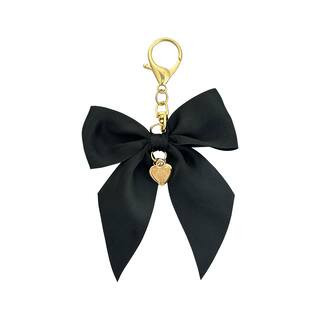 Blue Moon Studio™ Black Fabric Bow Bag Charm | Michaels | Michaels Stores