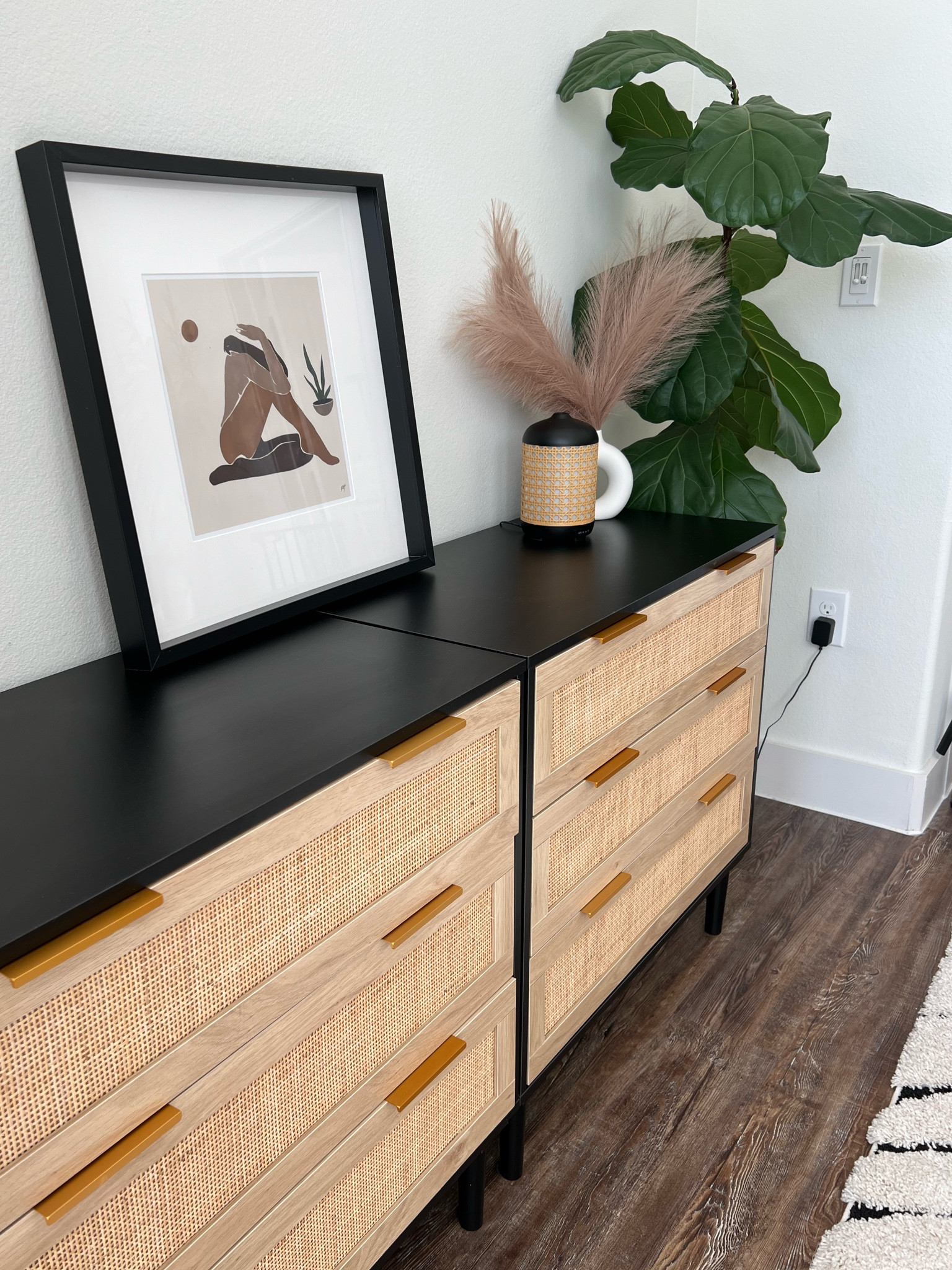 I loved the idea of putting two dressers together for more storage

#LTKhome