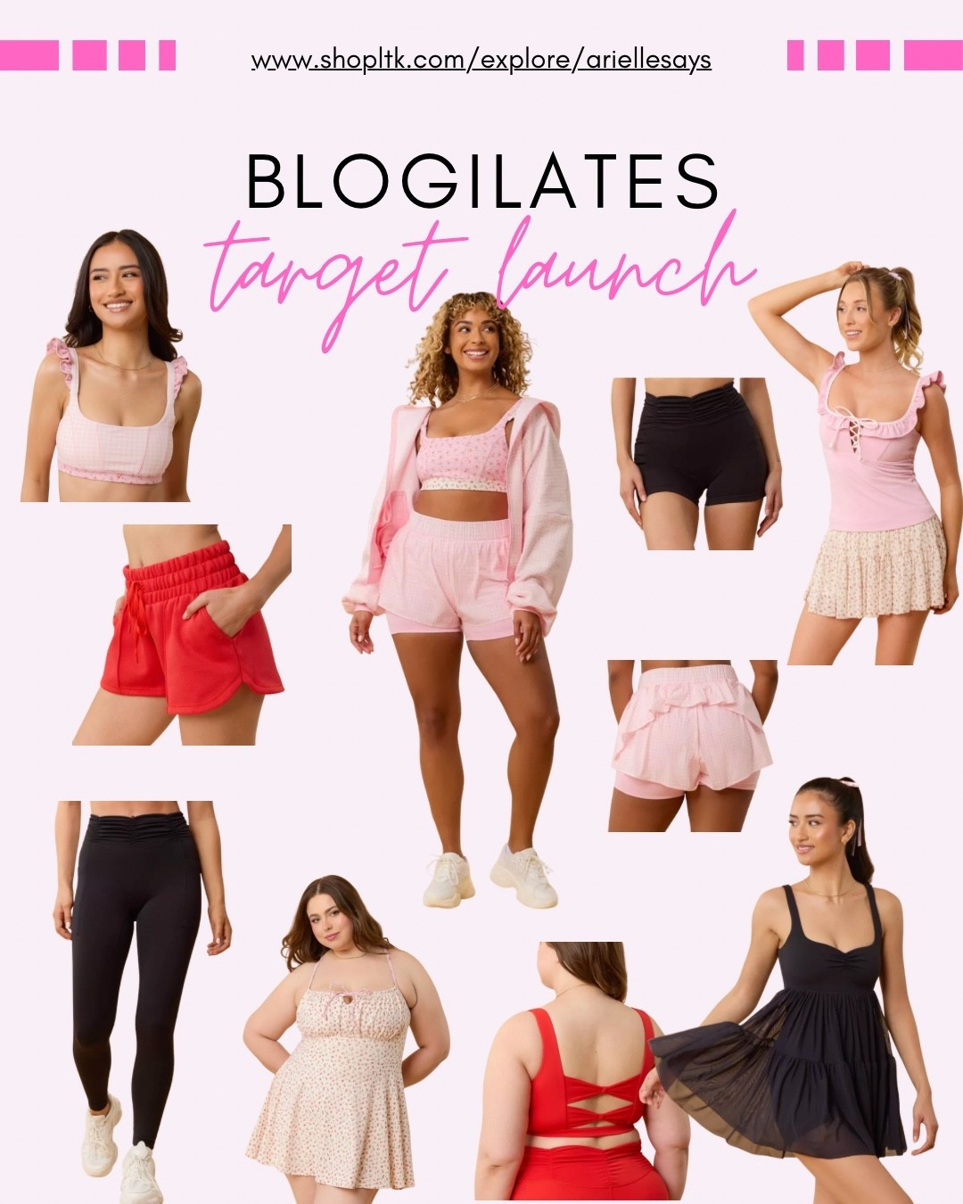 Blogilates (sister company of Pop Flex) launches some new items at Target January 17 at 3am ET! Plan your buy because it always sells out immediately. I will fight to get that tie front twirl dress!! I have it in black and it’s one of my faves. Available in sizes xs -3x! 

#LTKfitnessgoals #LTKPlusSize #LTKFindsUnder50