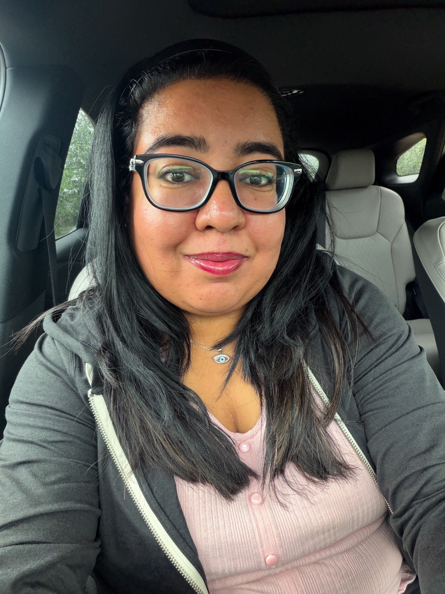I’m always into comfy and cozy fits but rainy, gloomy days usually make me want to wear something even more comfortable. Today’s casual office outfit is cozy yet put together. I’m wearing stretchy wide leg elevated yoga pants (they have pockets!) with this soft pink tee that I’ve been wearing every week since I got it, and I put on a cozy everyday zip up hoodie since it’s sometimes cold in the office. For my MOTD, I kept it simple with one of my favorite lip stains, this shade is called Lucky Lotus and it’s a super pretty magenta. I love a pop of color and this one is so fun for spring and summer makeup looks. It’s a great formula, leaves lips feeling nourished and it goes on glossy while leaving a pretty stain throughout the day so you don’t really need to touch up.

#LTKootd #LTKBeauty #LTKMidsize