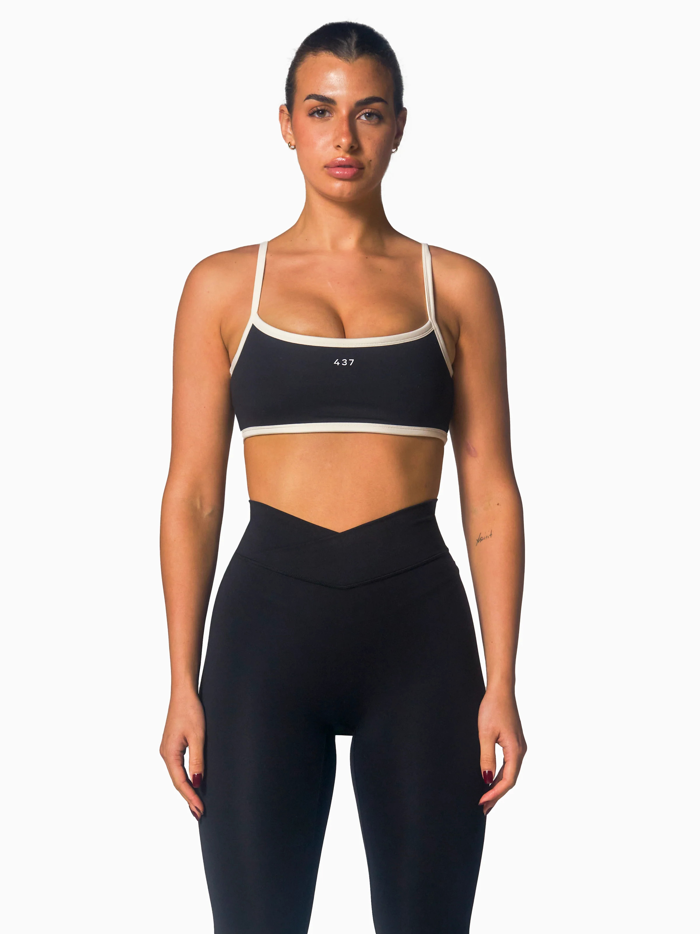 The Micro Bra / Black-Crème | 437