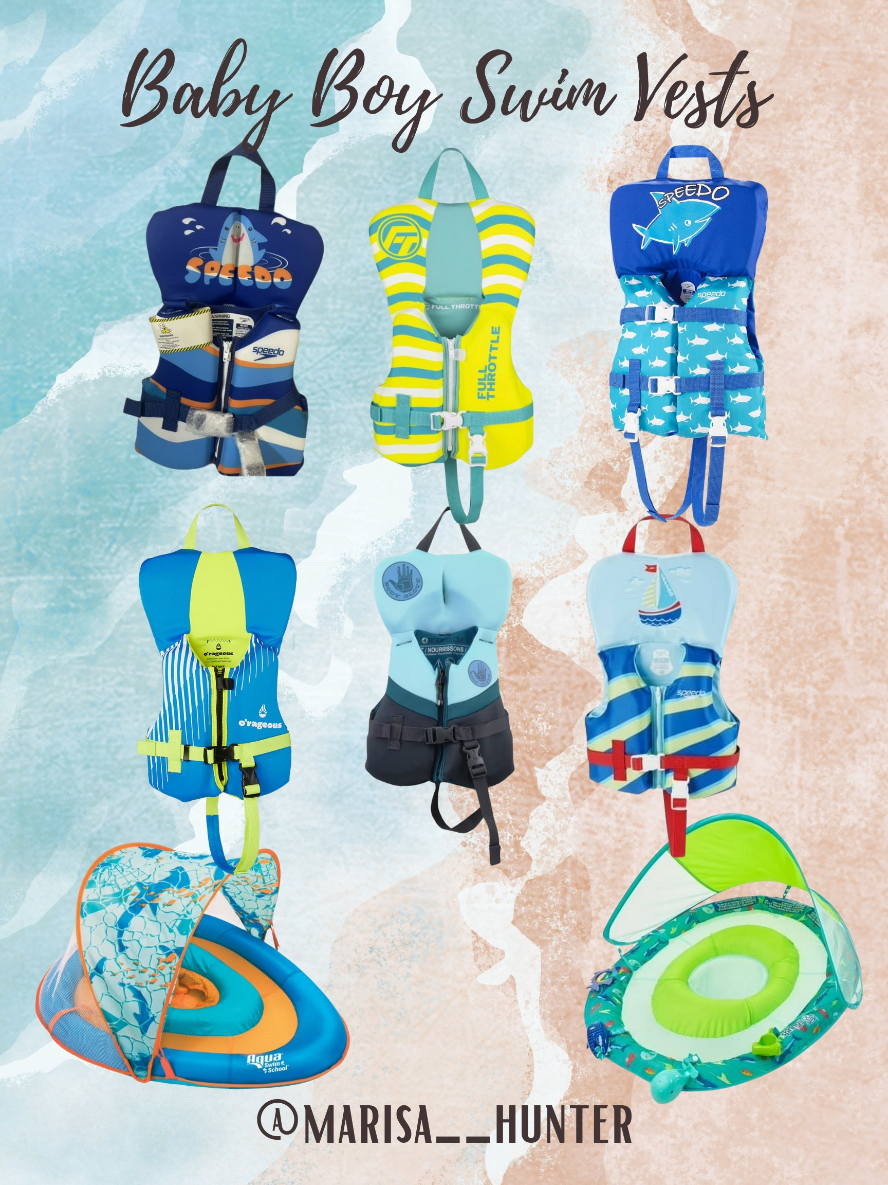 Infant swim vests 

Baby pool float swim aid safe swimming beach vacation lake pool 

#LTKSeasonal #LTKBaby #LTKSwim