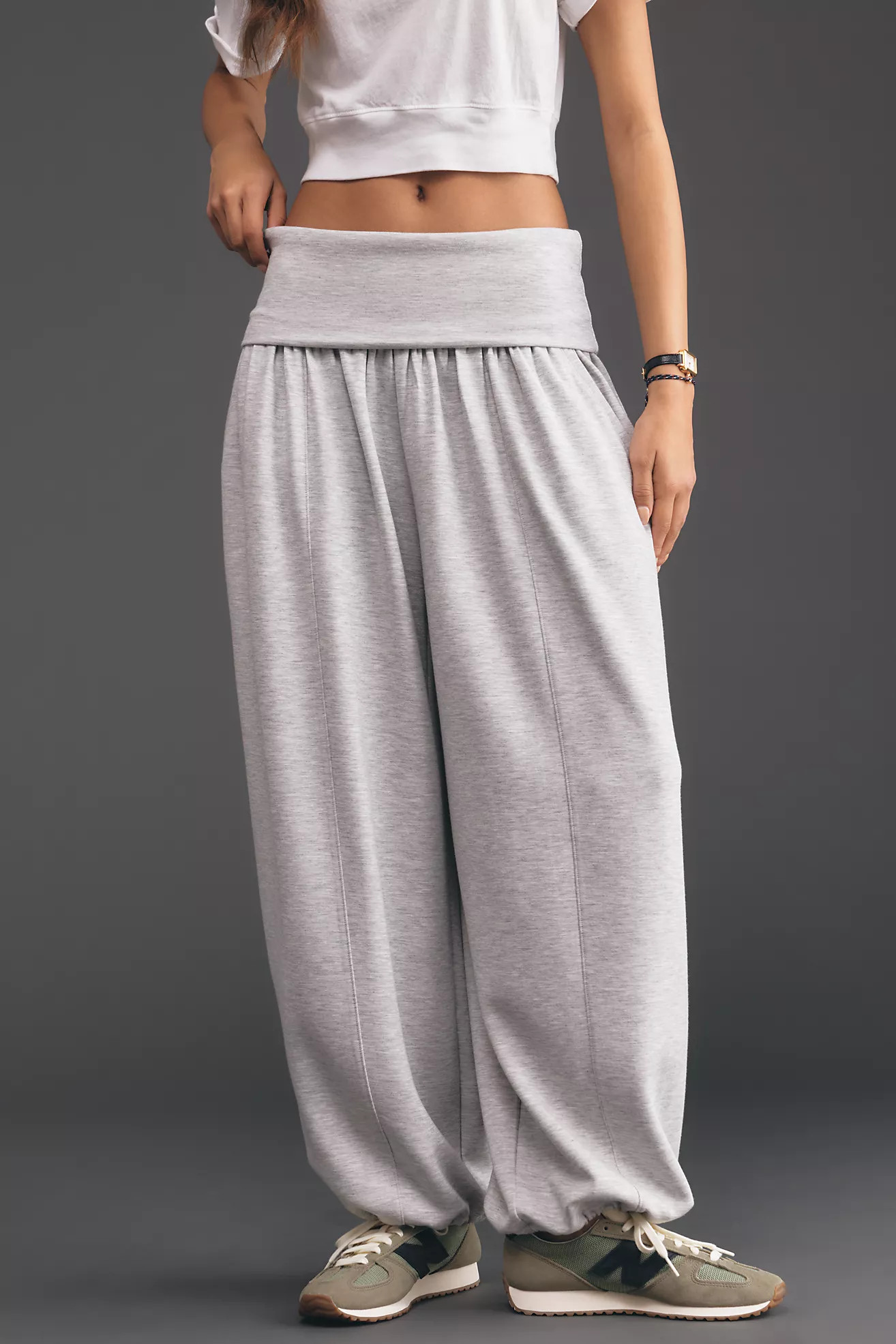 Daily Practice Foldover Balloon Pants | Anthropologie (US)