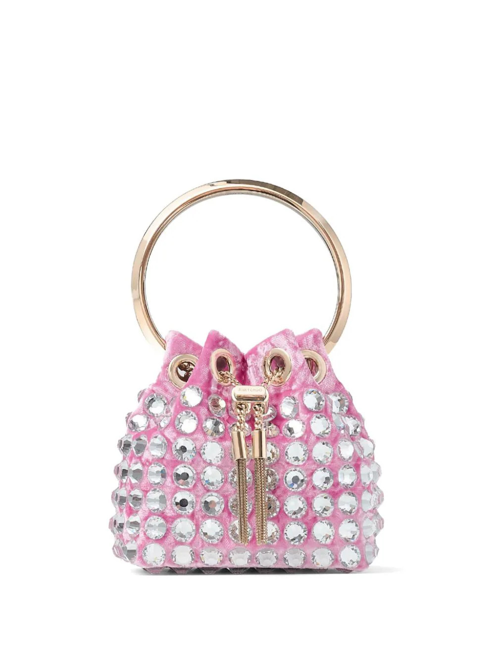 Jimmy Choo Bon Bon mini bag - Pink | Farfetch Global