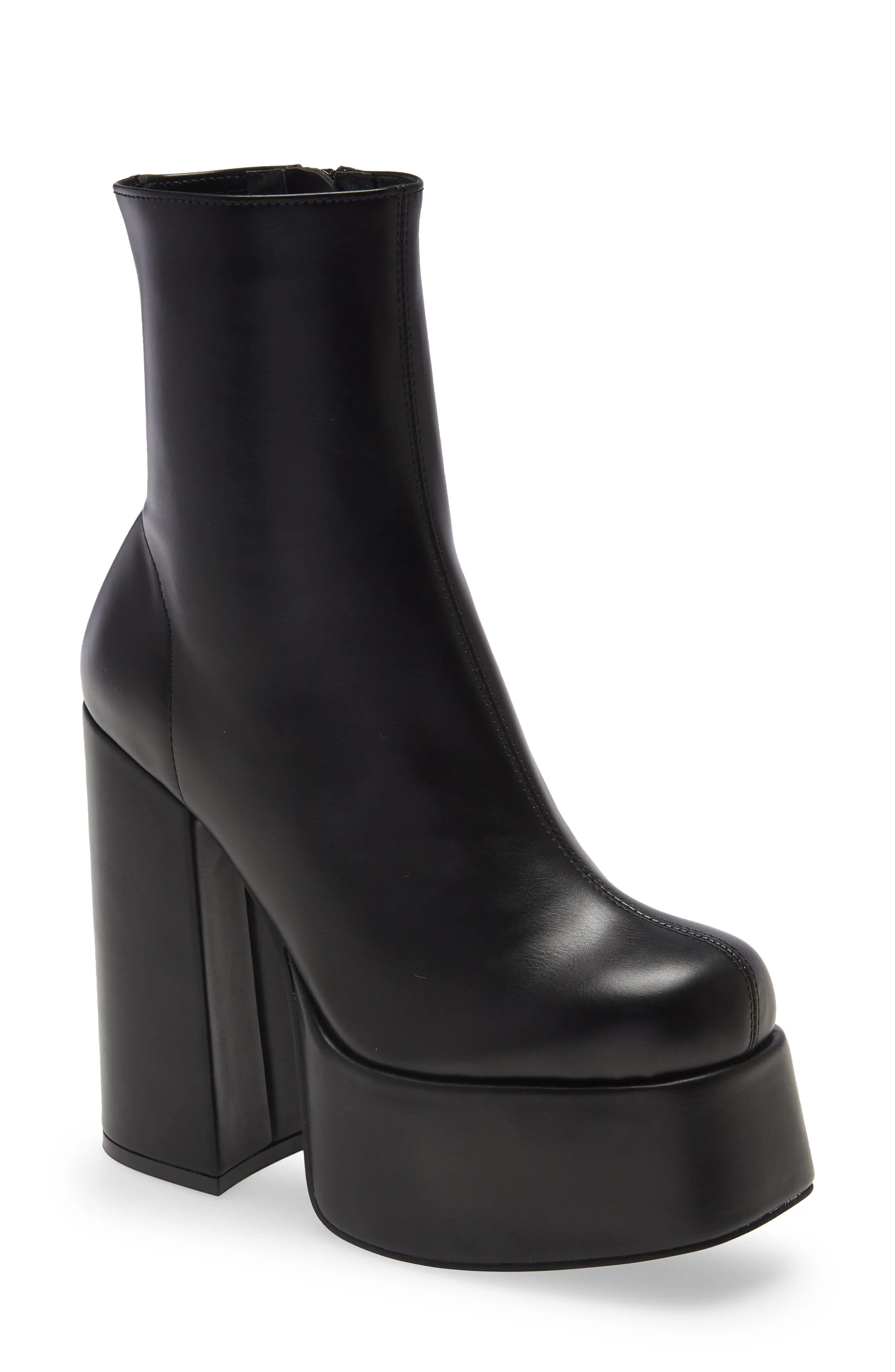 Jeffrey Campbell Widow Platform Boot in Black at Nordstrom, Size 9 | Nordstrom