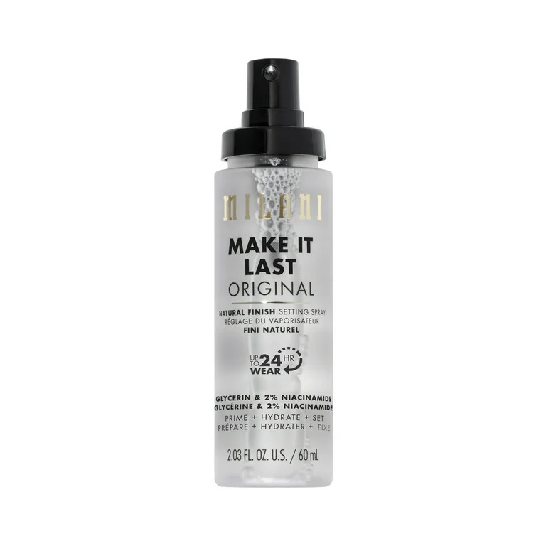 Milani Make It Last Setting Spray, Prime + Correct + Set, Natural Finish, 2.03 fl oz | Walmart (US)