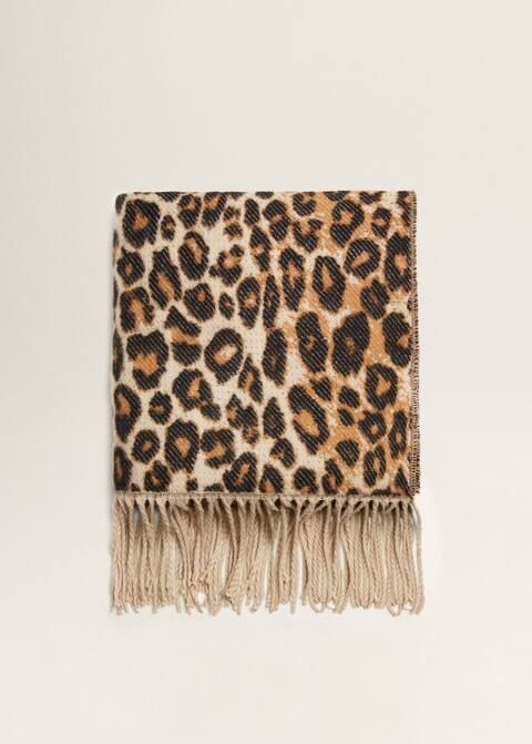 Leopard scarf - Women | MANGO (US)