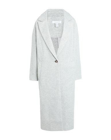Topshop Woman Coat Light grey Size XS Polyester, Viscose | YOOX (US)