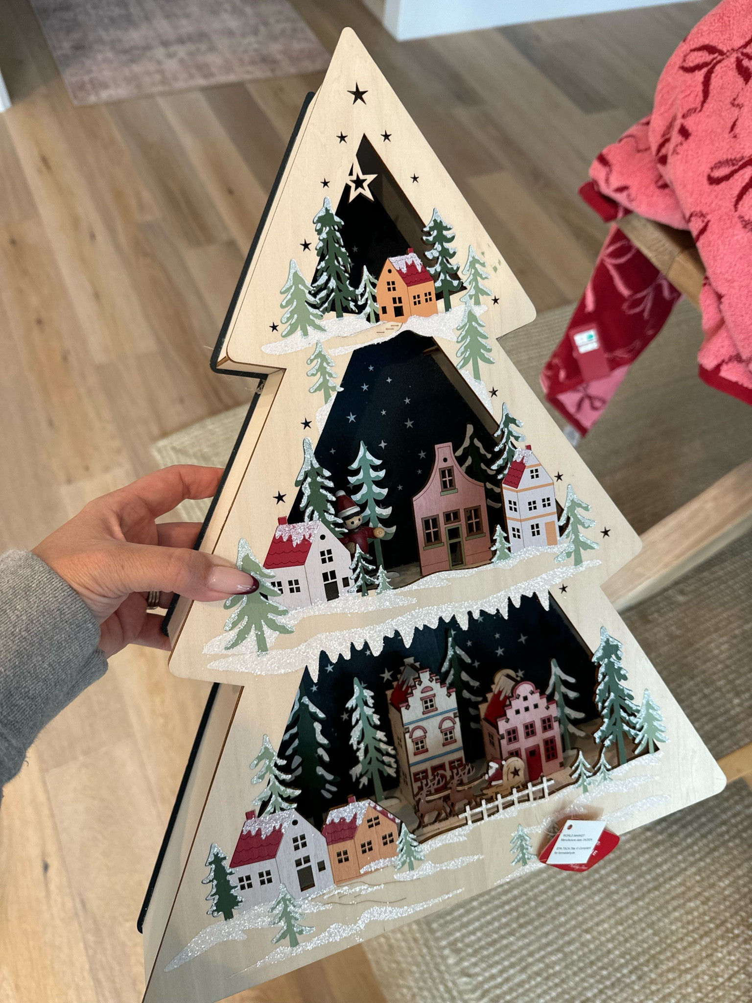 Okayyyyyy this is just the cutest vintage Christmas tree, lights up too! 🎄✨ it reminds me of the Anthro letters

#LTKHoliday #LTKHome #LTKSeasonal