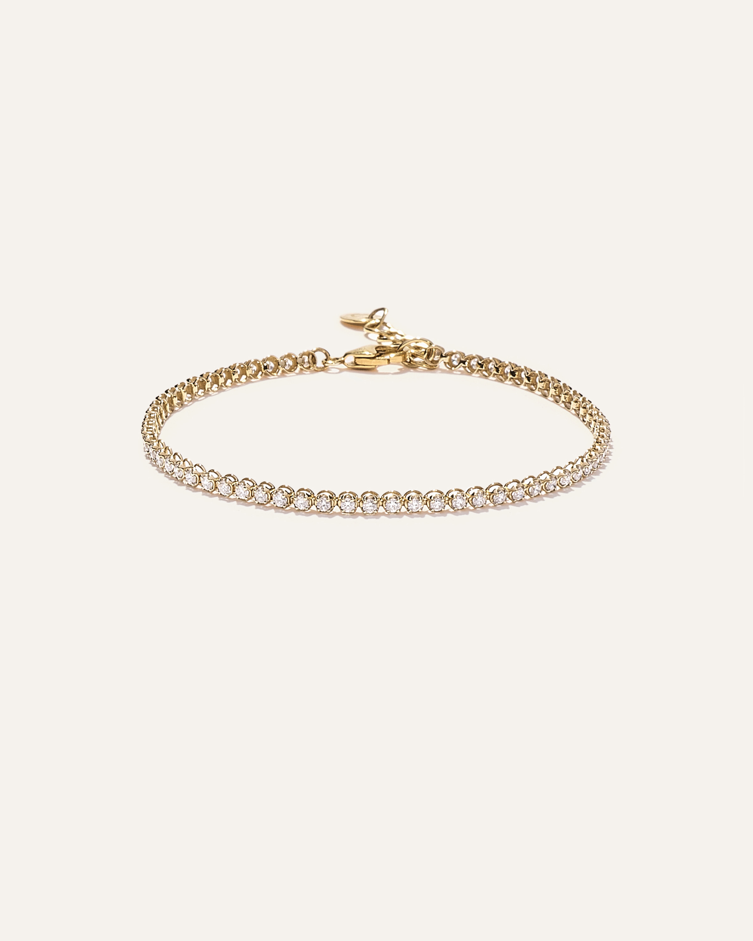 Quince | Women's 14K Gold Diamond Petite Tennis Bracelet in Yellow Gold | Quince