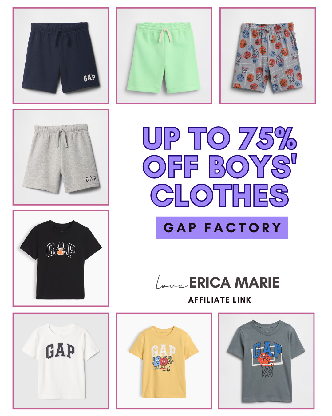 Shop boys' clothing on sale for up to 75% off. Find affordable shirts, shorts, pants, sets, and everyday essentials perfect for school, playtime, vacations, and daily wear. Refresh your little one's wardrobe while these limited-time deals last. 

 #LTKActive #LTKSaleAlert #LTKKids