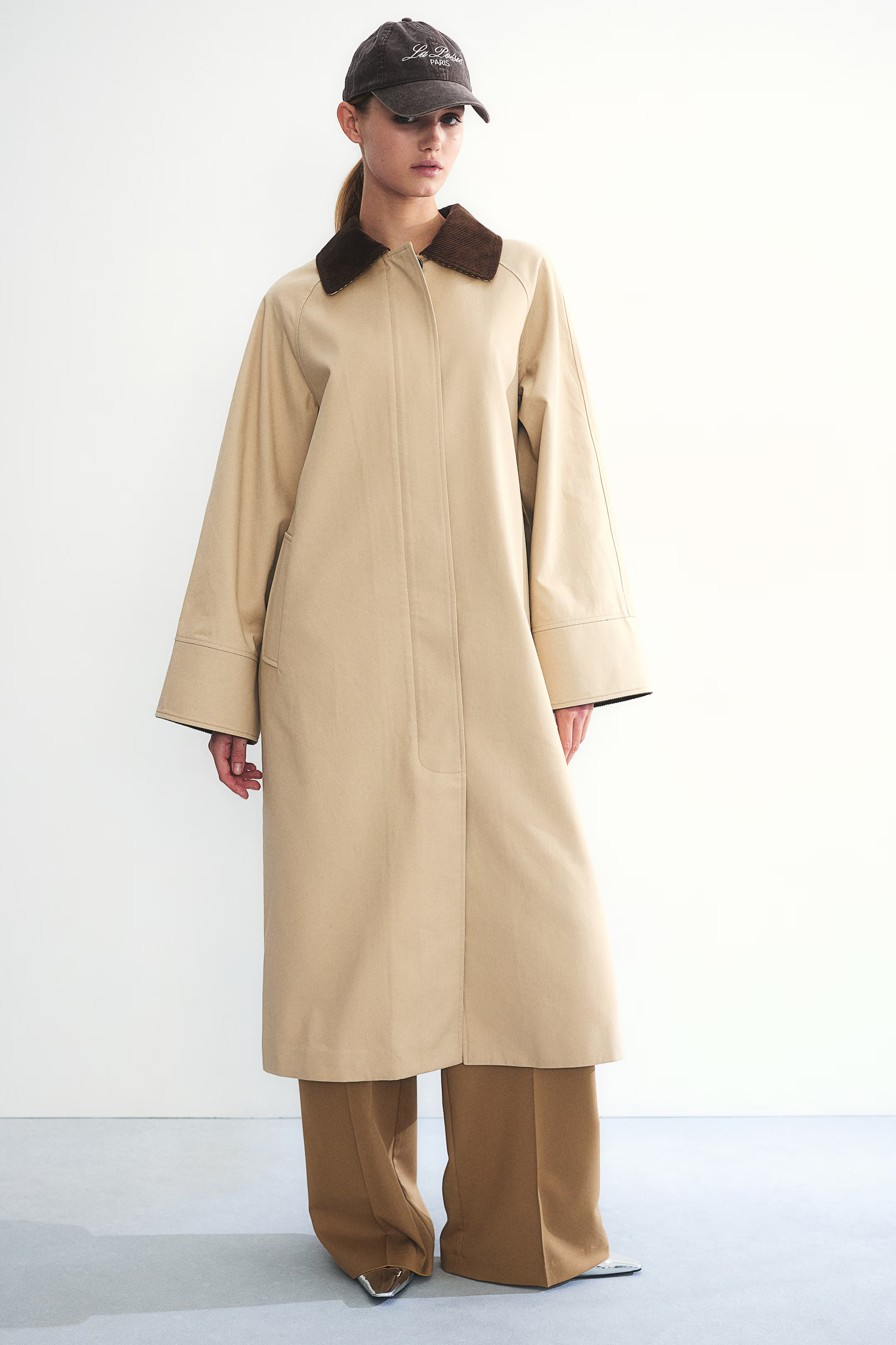 Cotton Twill Coat | H&M (US + CA)