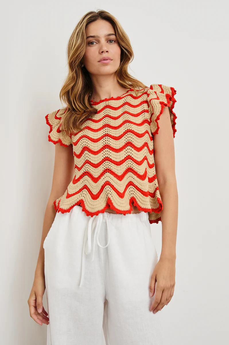 COEN TOP - CHERRY OAT STRIPE | Rails