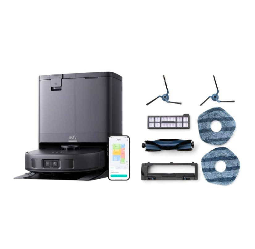 eufy X10 Pro Omni Robot Vacuum and Mop Combo, 8,000 Pa Suction + Official Replacement Parts Kit, ... | Amazon (US)