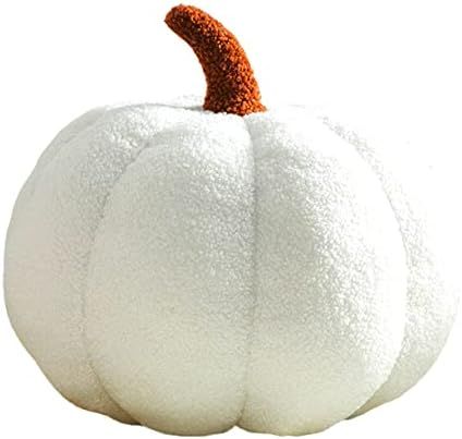 Maxpetus 3D Simulated Pumpkin Pillow Plush Pillow Sofa Cushion (11inch, White) | Amazon (US)