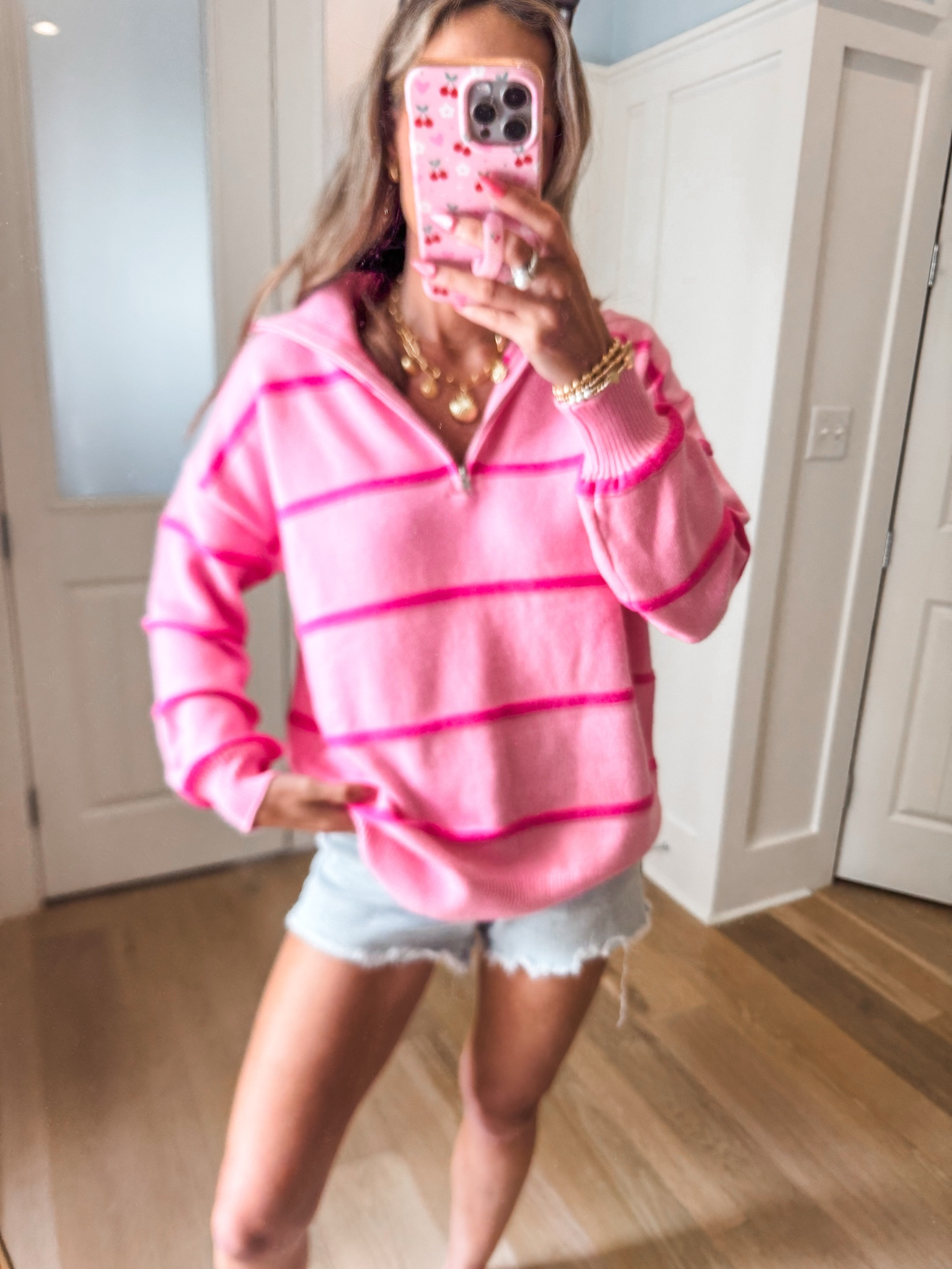 New colors now available in our best selling SUNDAY STRIPE pullover 🩷❤️

#LTKgrwm #LTKootd #LTKSeasonal