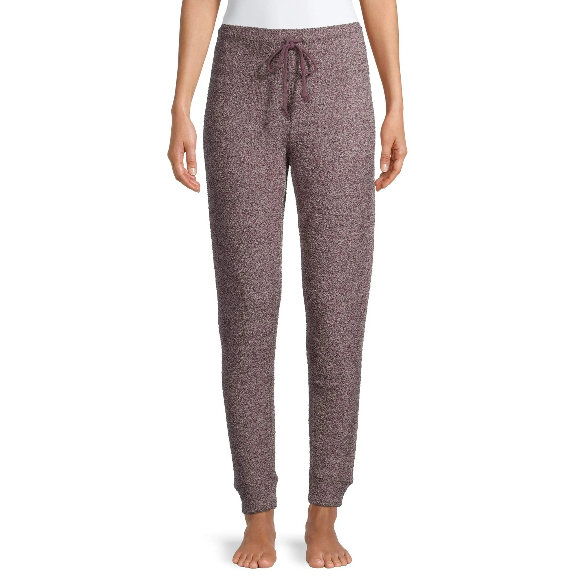 Secret Treasures Women's and Women's Plus Chenille Cuffed pants | Walmart (US)