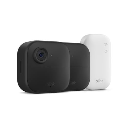 Blink Outdoor 4 – Wireless smart security camera, two-year battery life, 1080p HD day and infrared night live view, two-way talk. Sync Module Core included – 2 camera system | Amazon (US)
