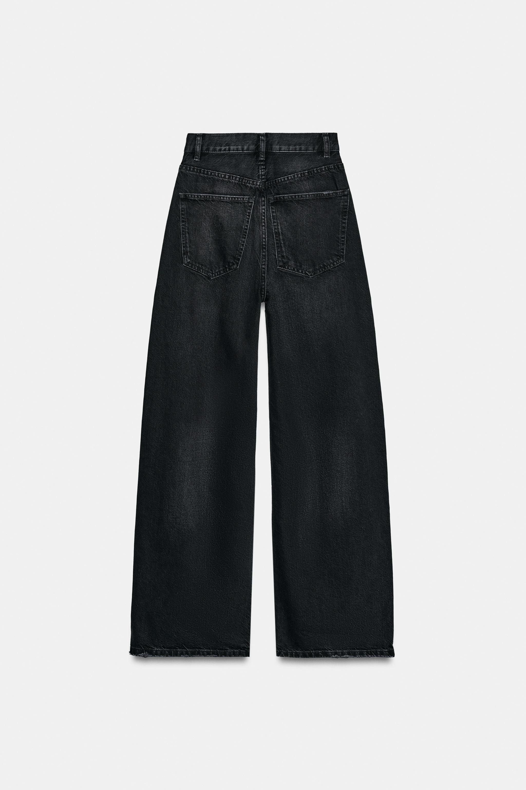 TRF EXTRA WIDE-LEG HIGH-WAIST JEANS | Zara UK