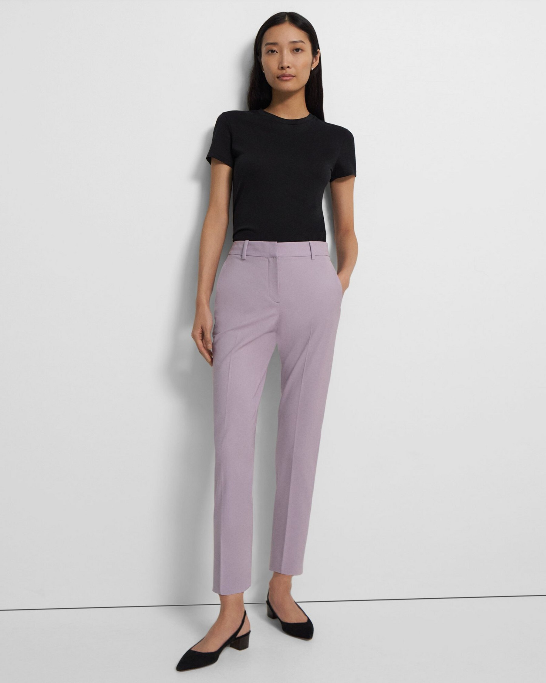Treeca Pant in Good Wool | Theory