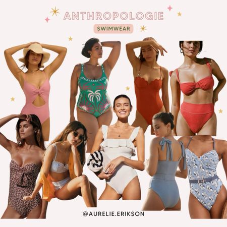 Anthropologie swim! These are beautiful quality and some I’ve had for years (in different colors) 👙☀️

#LTKFindsUnder100 #LTKTravel #LTKSwim
